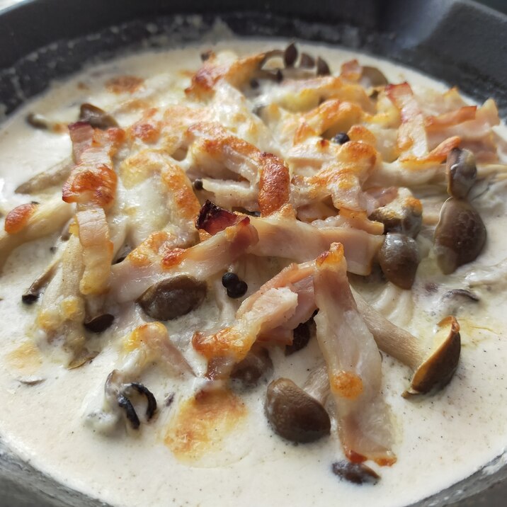 牡蠣とベーコンのオーブントースター焼き
